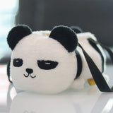Plush Cat Chain Shoulder Bag Crossbody Clutch Women Casual Handbag