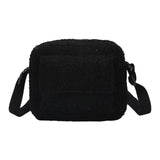 Plush Shoulder Bag for Work