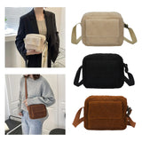 Plush Shoulder Bag for Work