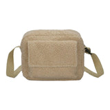 Plush Shoulder Bag for Work