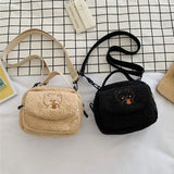 Harajuku Diagonal Bag for Women Wild Student Girl Shoulder Messenger Handbags