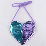 Plush Heart Coin Purse Wallet for Kids