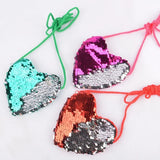 Plush Heart Coin Purse Wallet for Kids