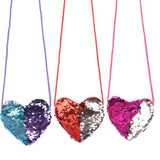 Plush Heart Coin Purse Wallet for Kids