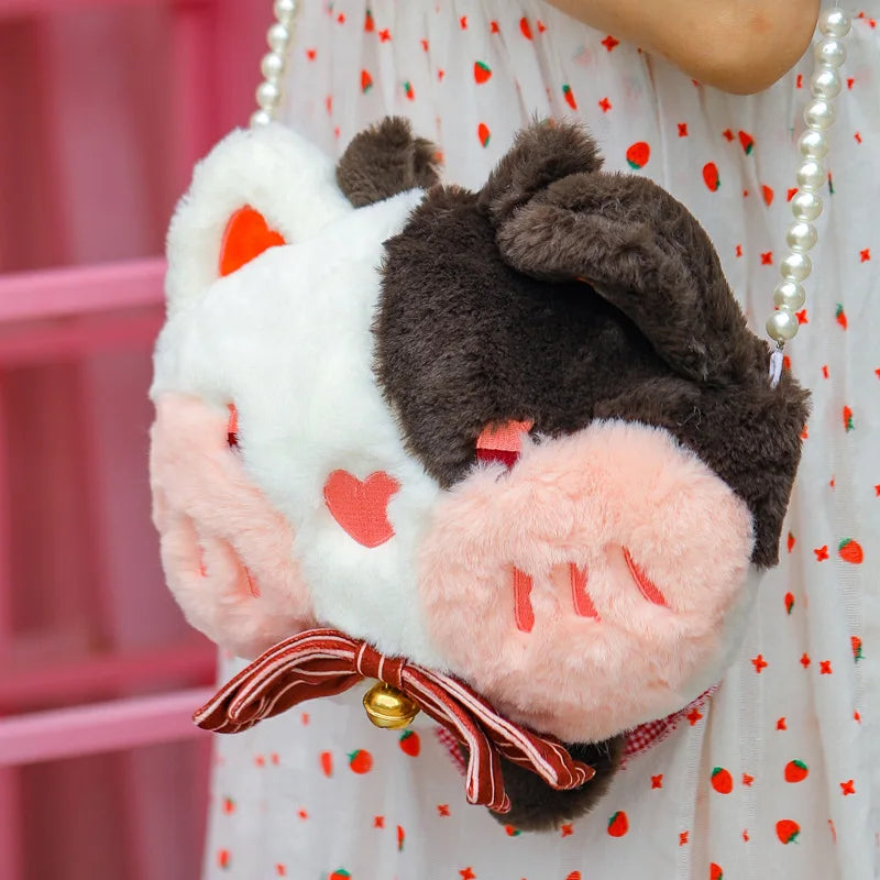 Plush Doll Backpack Lolita Uniform Bag Women Shoulder Bag