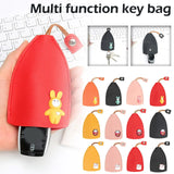 Cartoon Animals Key Case PU Leather Key Wallets