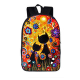 Puppy Dog / Kitten Cat Backpack Women Men Causal Rucksack Student School Bags