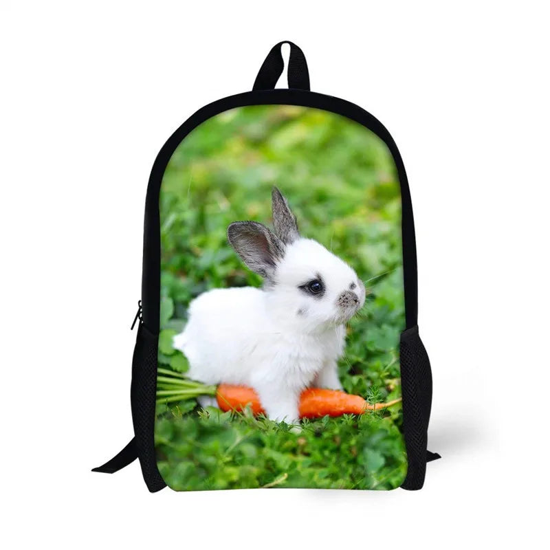 Rabbit Backpack School Bags for Girls Kids