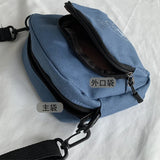 Rabbit Canvas Crossbody Bag Women Small Casual Student Girls Messenger Bags