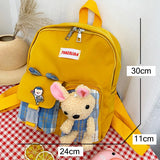 Rabbit Girls School Bag Canvas Kids Backpack