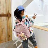 Rabbit Girls School Bag Canvas Kids Backpack