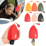 Rabbit Pull Type Key Bag PU Leather Key Wallets Car Key Holder Case