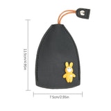 Rabbit Pull Type Key Bag PU Leather Key Wallets Car Key Holder Case