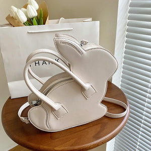Rabbit Handbag Women's Bag Personalized Creative Shoulder Messenger Purses