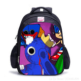 Rainbow Girls School Bag Casual Backpack Cartoon Book Packbags