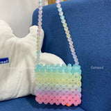 Rainbow Mini Multicolor Candy Shoulder Bag for Women