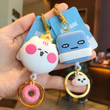 Cute Cartoon Anime Keychain - Retractable Animal Key Chain