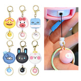 Cute Cartoon Anime Keychain - Retractable Animal Key Chain