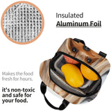 Ribbon Yorkie Love Dog Lunch Bag for Women Reusable Insulated Lunch Box