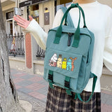 Waterproof School Backpack for Teenage Girls Cartoon Daily Travel