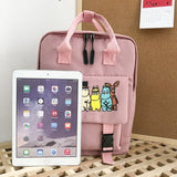 Waterproof School Backpack for Teenage Girls Cartoon Daily Travel