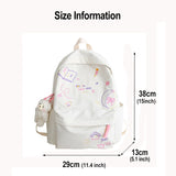 Harajuku Women's Backpack Waterproof Large Capacity Travel Bag
