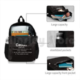 Science Cat T Shirt-Cation Chemistry Definition Outdoors Bag