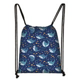 Sea Animal Turtle Octopus Shark Backpack Women Canvas Shoulder Bags