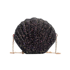 Sequins Small Shell Bag Shoulder Handbags Phone Money Pouch Chain Crossbody