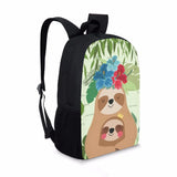 Sloth Print Kids School Bag - Birthday Gift