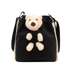 Japanese Bear Shoulder Bag for Girls