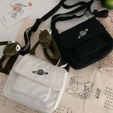 Small Bag Women's Tide Messenger Bag Japanese Style Wind Planet Tooling Art