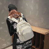 Mini Canvas Travel Backpack for Teenager Girls