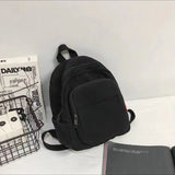 Mini Canvas Travel Backpack for Teenager Girls