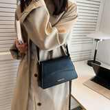 Small PU Leather Totes Shoulder Bags Winter Crossbody Bag