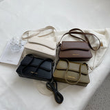 Small PU Leather Totes Shoulder Bags Winter Crossbody Bag