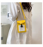 Small Handbags Vertical Flap Shoulder Crossbody Bag