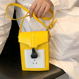Small Handbags Vertical Flap Shoulder Crossbody Bag