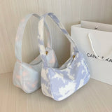 Small Fabric Cloth Shoulder Bags for Women Hit Handbags and Purses