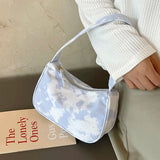 Small Fabric Cloth Shoulder Bags for Women Hit Handbags and Purses