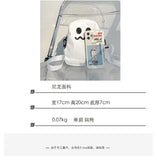 Square Ghost Nylon Women Small Crossbody Bag