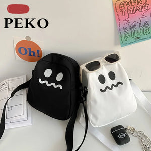Square Ghost Nylon Women Small Crossbody Bag
