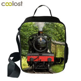 Steam Train Lunch Bag Insulated Picnic Food Bag