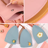 Strawberry Pig Unisex Key Bag PU Leather Key Wallets