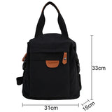 Student Backpack Female Women Vintage School Bag Girl