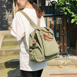 Student Backpack Female Women Vintage School Bag Girl