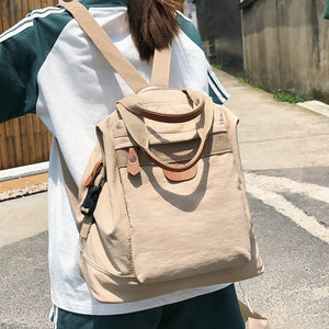 Student Backpack Female Women Vintage School Bag Girl