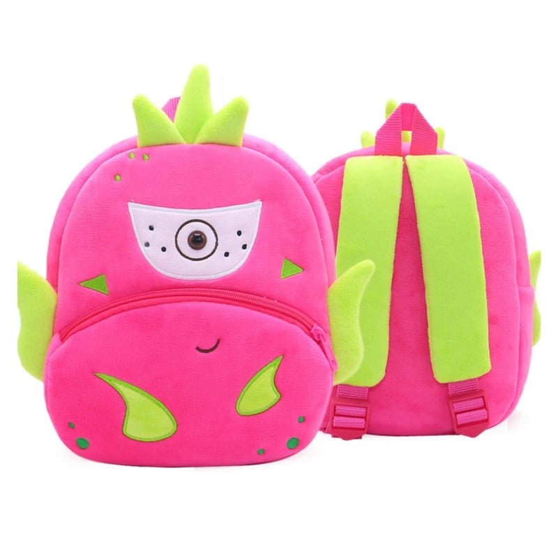 Toddler Backpack Kid Bookbag Plush Cartoon Travel School Bag