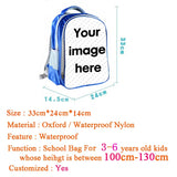 Totoro Cat Print Backpack for Kids Kindergarten Bag