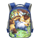 Totoro Cat Print Backpack for Kids Kindergarten Bag